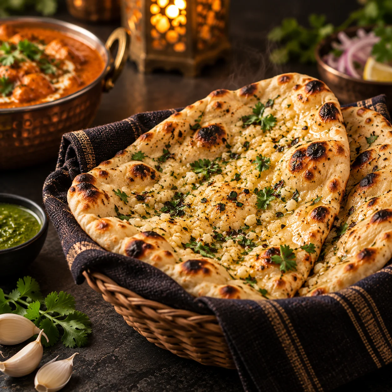 Garlic Naan Garlic Naan